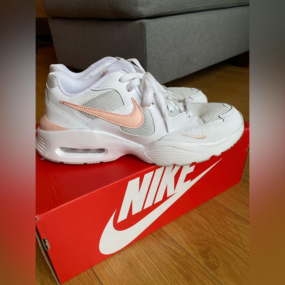 Women's Nike Air Max Fusion Running Training Shoes CJ1671-101 Light Pink White